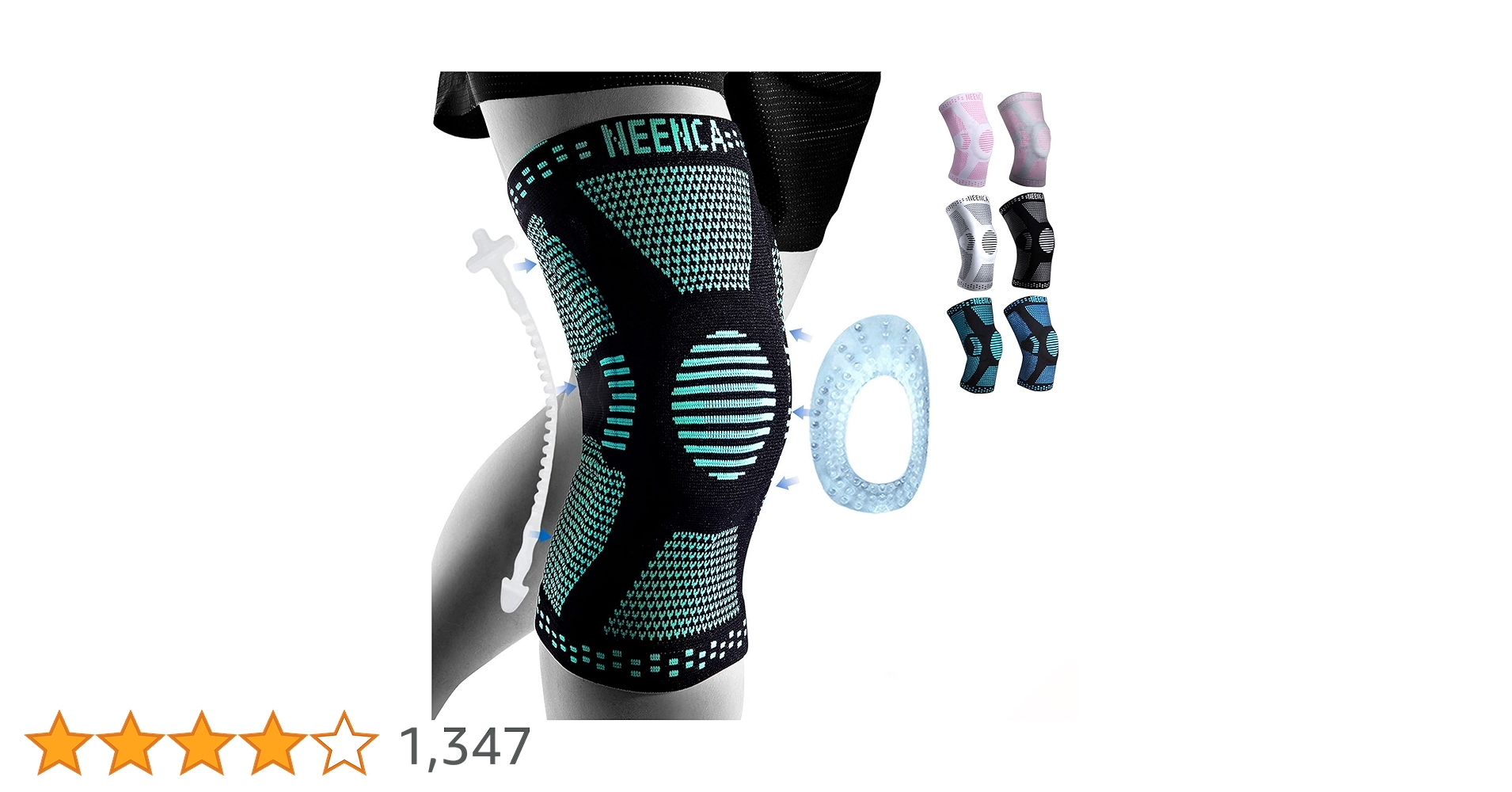 XL NEENCA 薄手 膝サポーター 夏 半月板サポーター 靭帯損傷 ひざ用 Amazon.co.jp: NEENCA 薄手 膝サポーター 夏用 半月板サポーター 靭帯